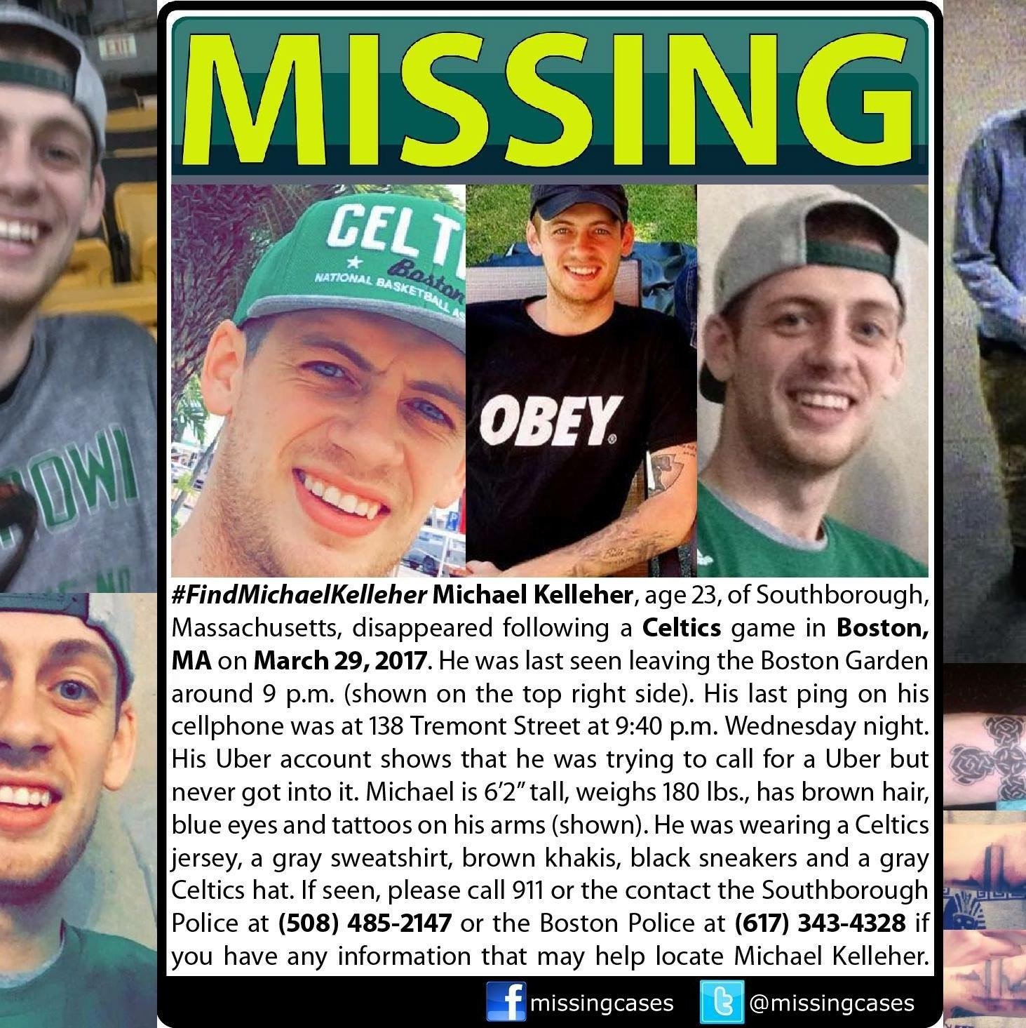 Michael Kellher Missing