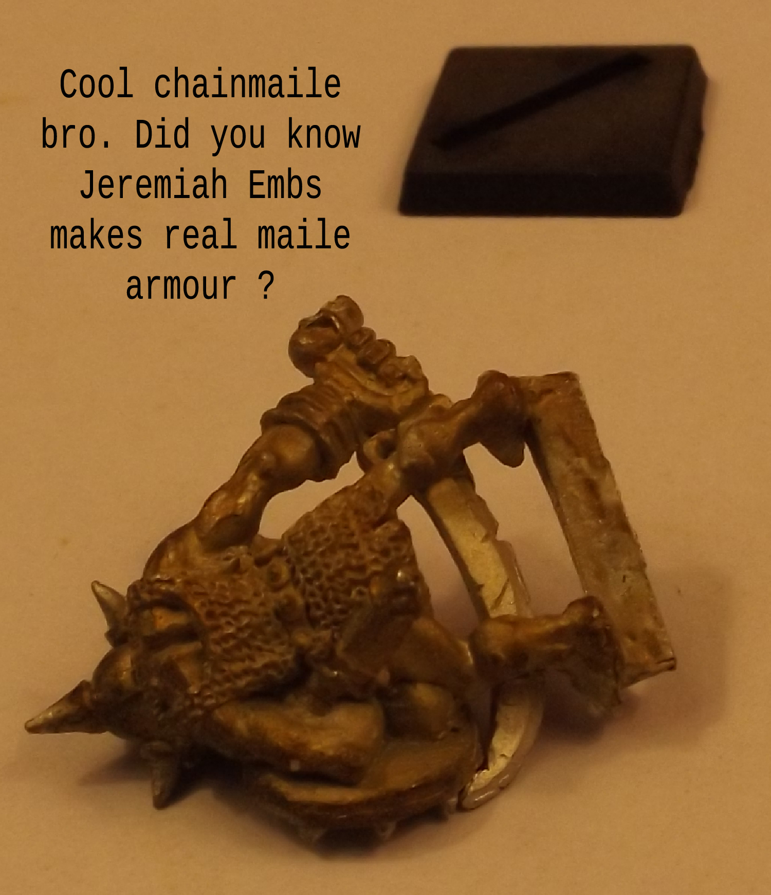 Cool chainmaile. Just like the kind I can make!